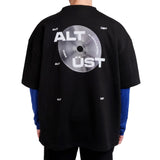 Alt Üst Grid T-Shirt 