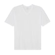 American Vintage Devon Erkek V-Neck T-Shirt Blanc