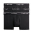 Calvin Klein Low Rise Trunk 3PK Micro Stretch Wicking - Erkek Black