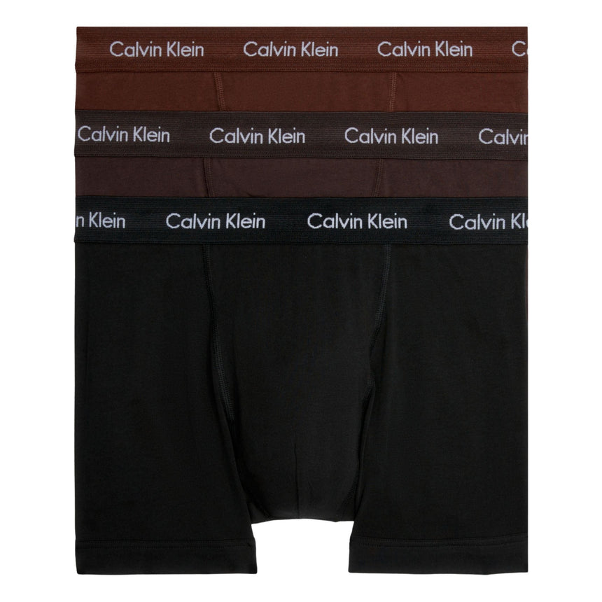 Calvin Klein Trunk 3PK - Erkek Black/Umber/Woodland