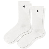 Carhartt WIP Madison Socks Pack White/Black