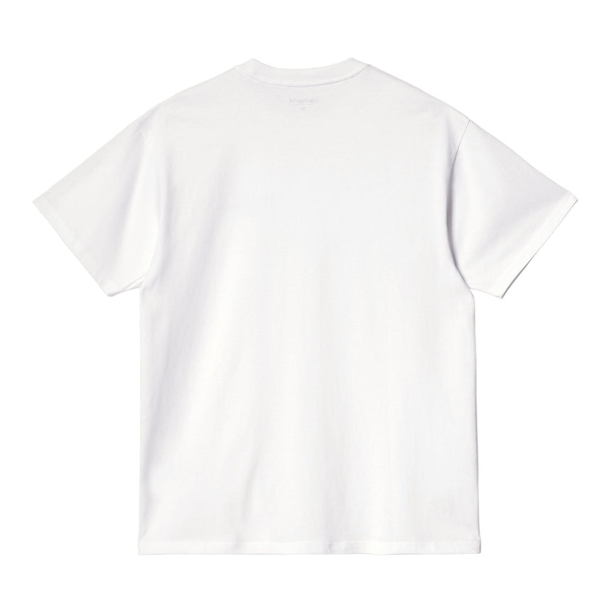 Carhartt WIP S/S American Script Erkek T-Shirt White