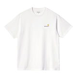 Carhartt WIP S/S American Script Erkek T-Shirt White