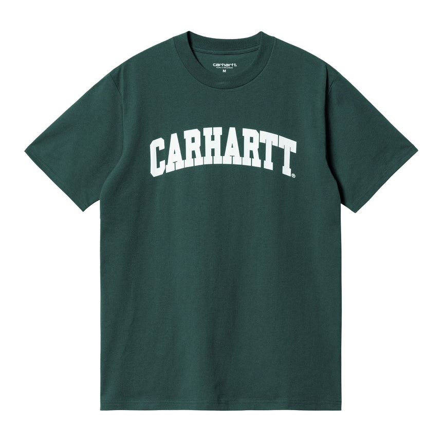 Carhartt WIP S/S University Erkek T-Shirt Botanic/White