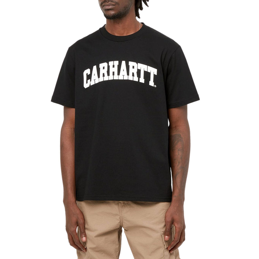 Carhartt WIP S/S University Erkek T-Shirt Black/White