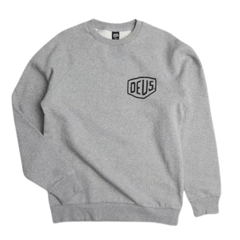 Deus Ex Machina Venice Address Crew Sweatshirt Grey Marle