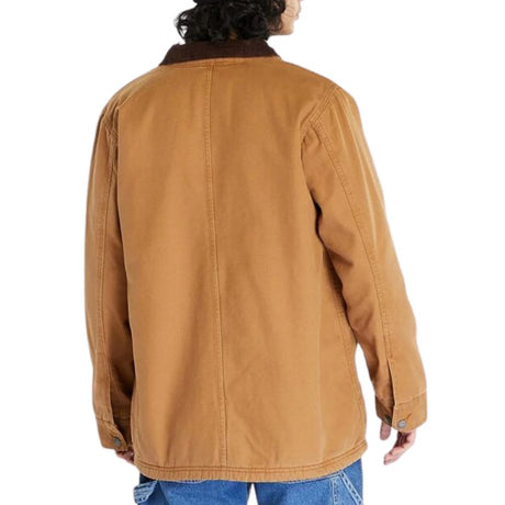 Dickies Duck High Pile Fleece Lined Chore Erkek Ceket SW Brown Duck