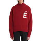 Études Studio Turtle Neck Erkek Kazak Brick