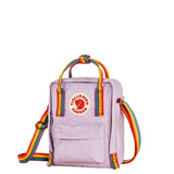 Fjällräven Kånken Rainbow Sling Pastel Lavander-Rainbow Pattern