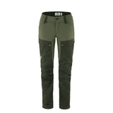 Fjällräven Keb Trousers - Kadın Deep Forest-Laurel Green