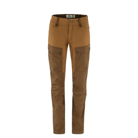 Fjällräven Keb Trousers Regular - Kadın Timber Brown-Chestnut