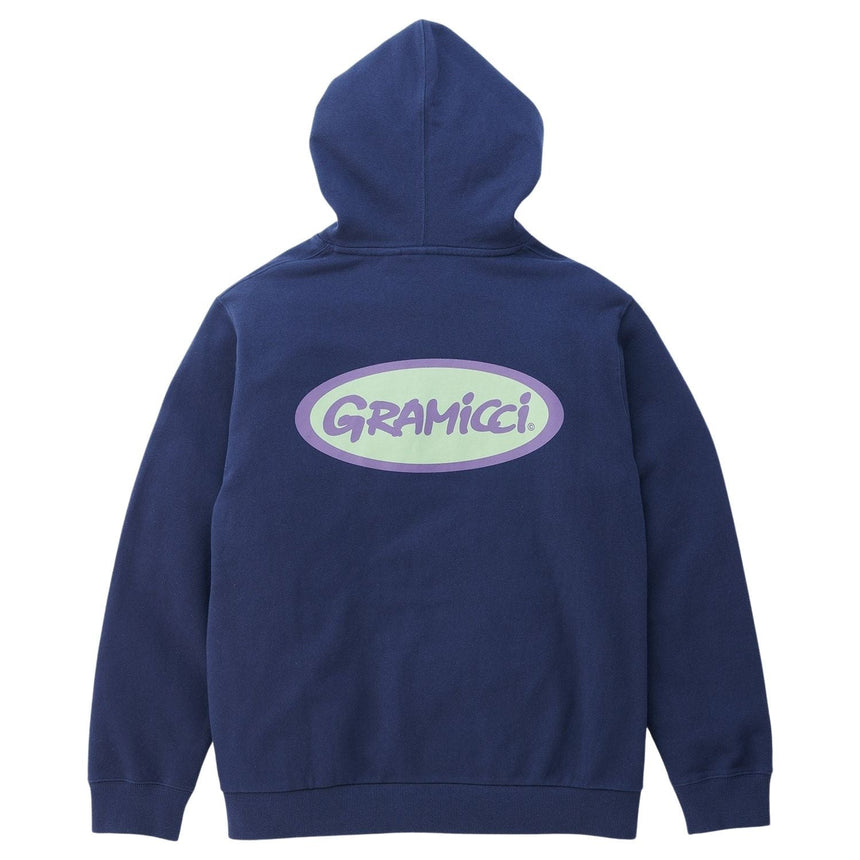 Gramicci Gramicci Oval Hooded Sweatshirt Navy