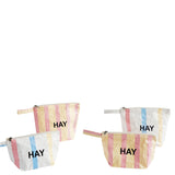 HAY Design Candy Stripe Wash Bag Medium 