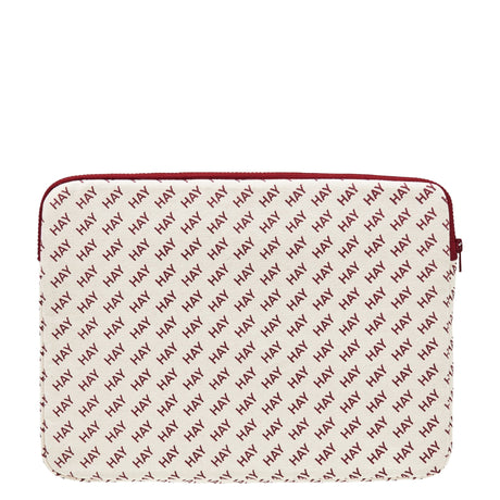 HAY Design Logo Laptop Cover Burgundy