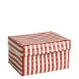 HAY Design Maxim Stripe Box Large Red/Sand