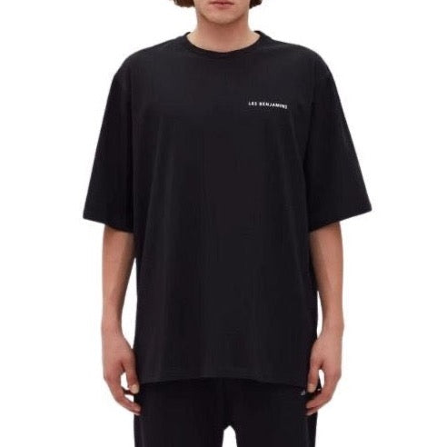 Les Benjamins Erkek Oversized Tee Black