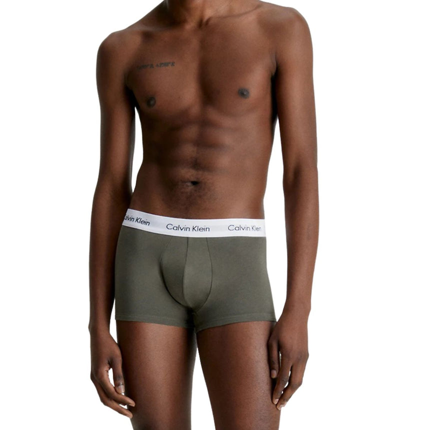 Calvin Klein Low Rise Trunk 3PK Cotton Stretch - Erkek 