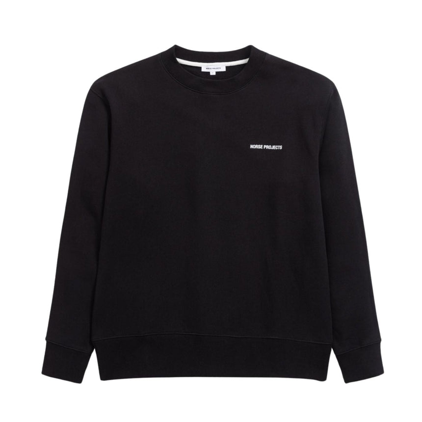 Norse Projects Arne Relaxed Organic Logo Erkek Sweatshirt 