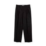 Benn Relaxed Cotton Wool Twill Pleated Men's Trousers