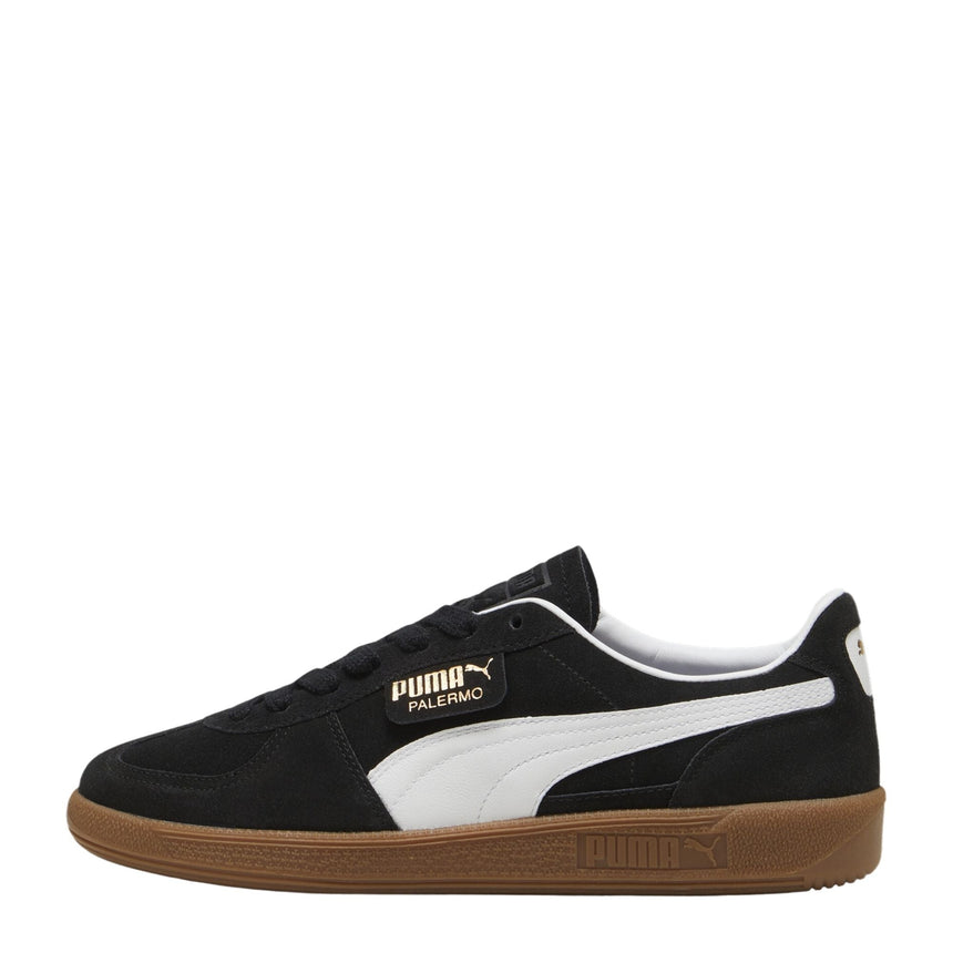 PUMA Palermo Leather Sneaker PUMA Black-PUMA White