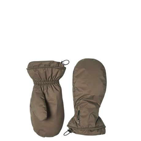 Rains Padded Nylon Mittens Wood