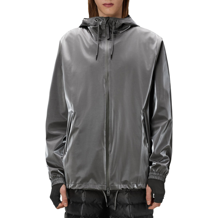 Rains Storm Breaker Metallic Grey