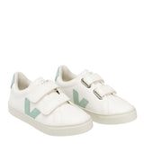 VEJA Small Esplar Chromefree Leather Çocuk Sneaker Extra White/Matcha