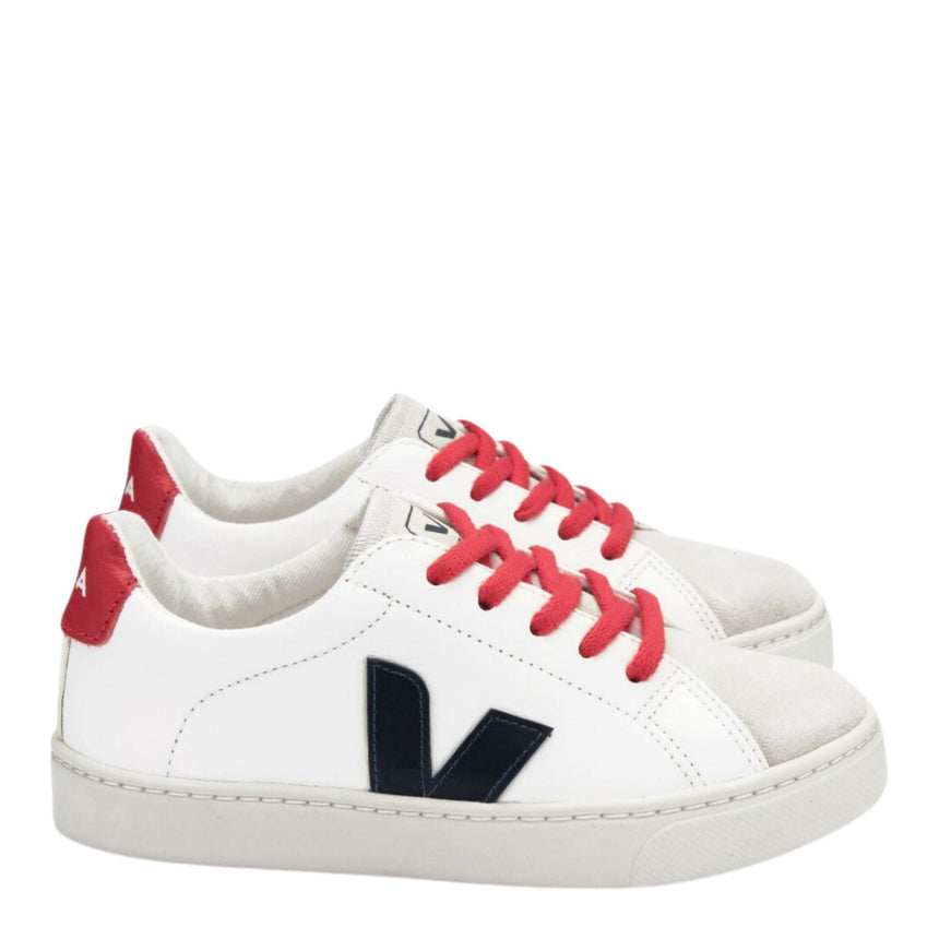 VEJA Small Esplar Laces Chromefree Leather Çocuk Sneaker 