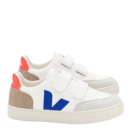 VEJA Small V-12 Chromefree Leather Çocuk Sneaker 