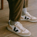 VEJA V-10 Chromefree Leather Erkek Sneaker 