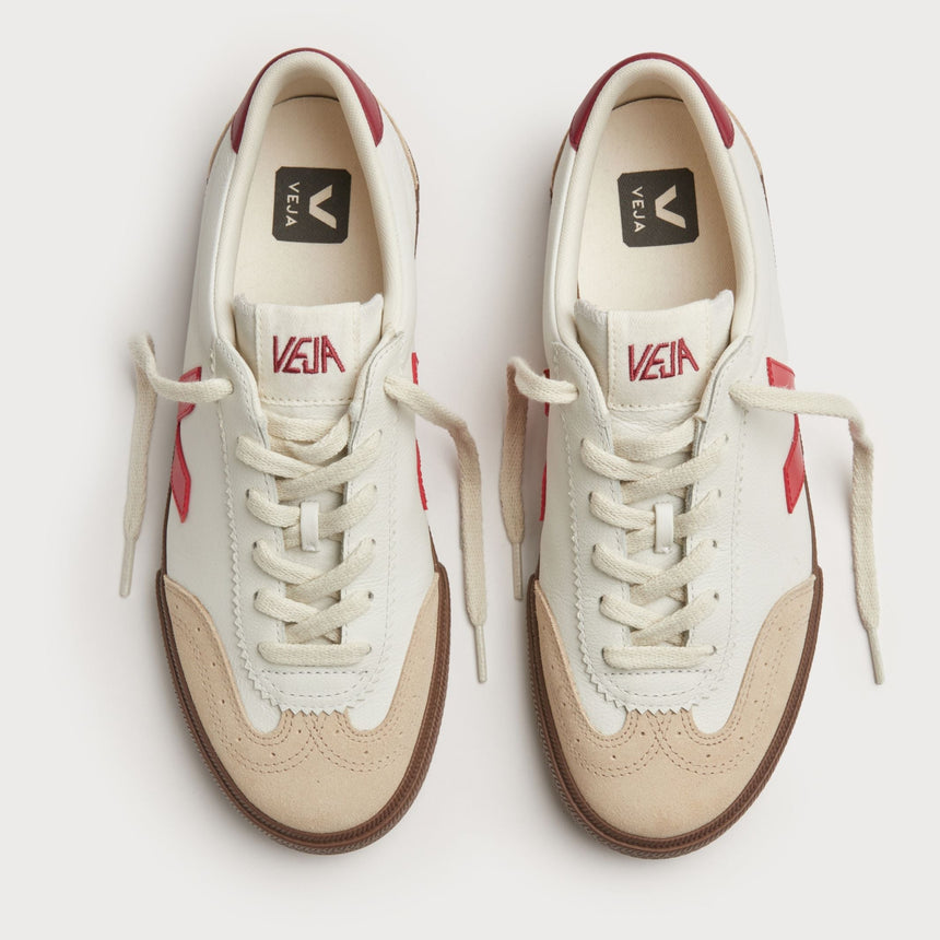 VEJA Volley Organic Traced Leather Erkek Sneaker 